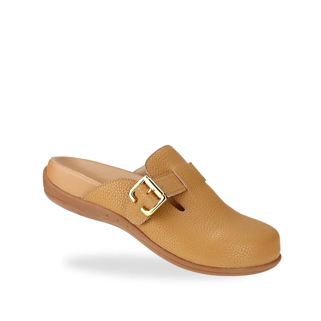 [20% off at cart][Unisex] Closed Toe Buckle Clog Sandals