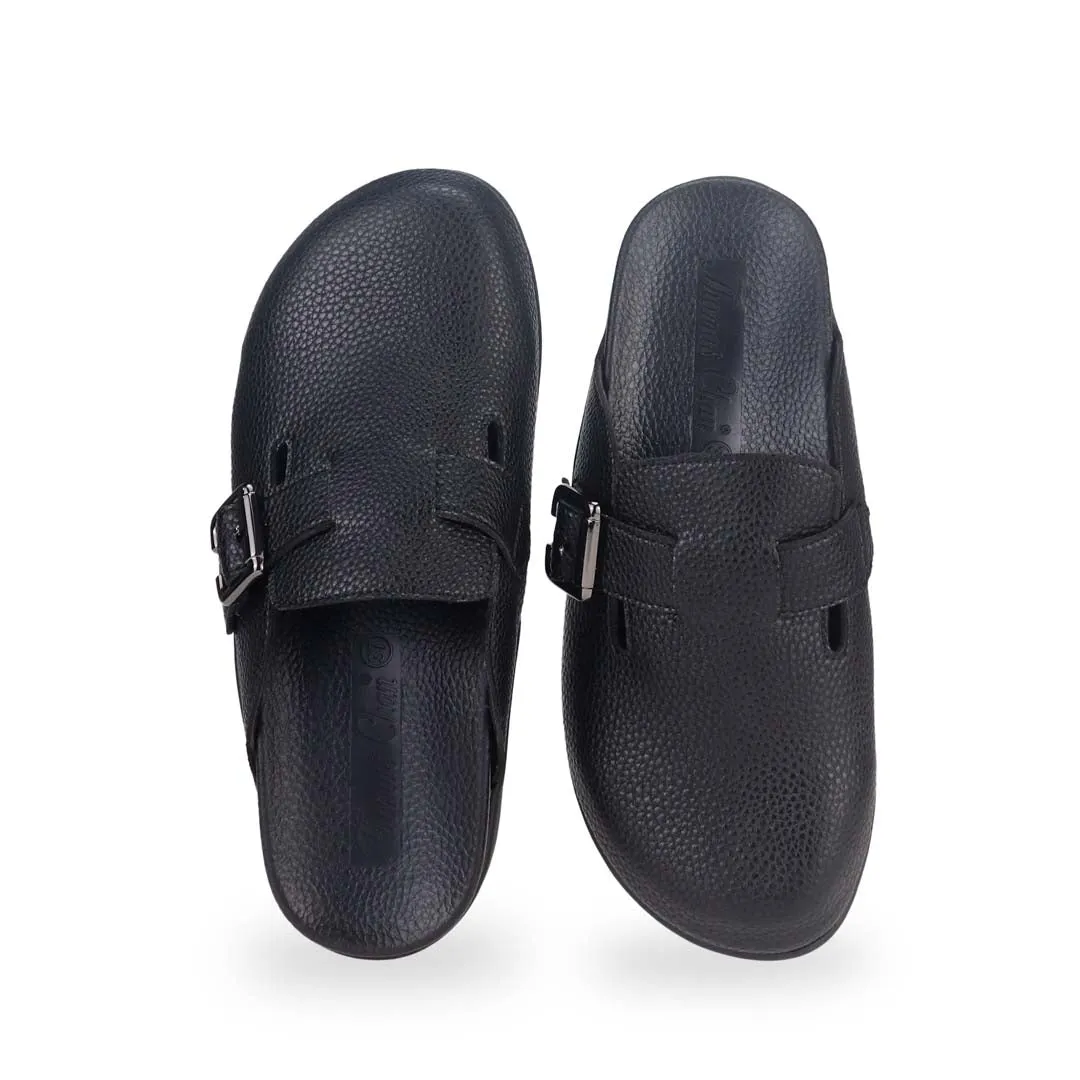 [20% off at cart][Unisex] Closed Toe Buckle Clog Sandals