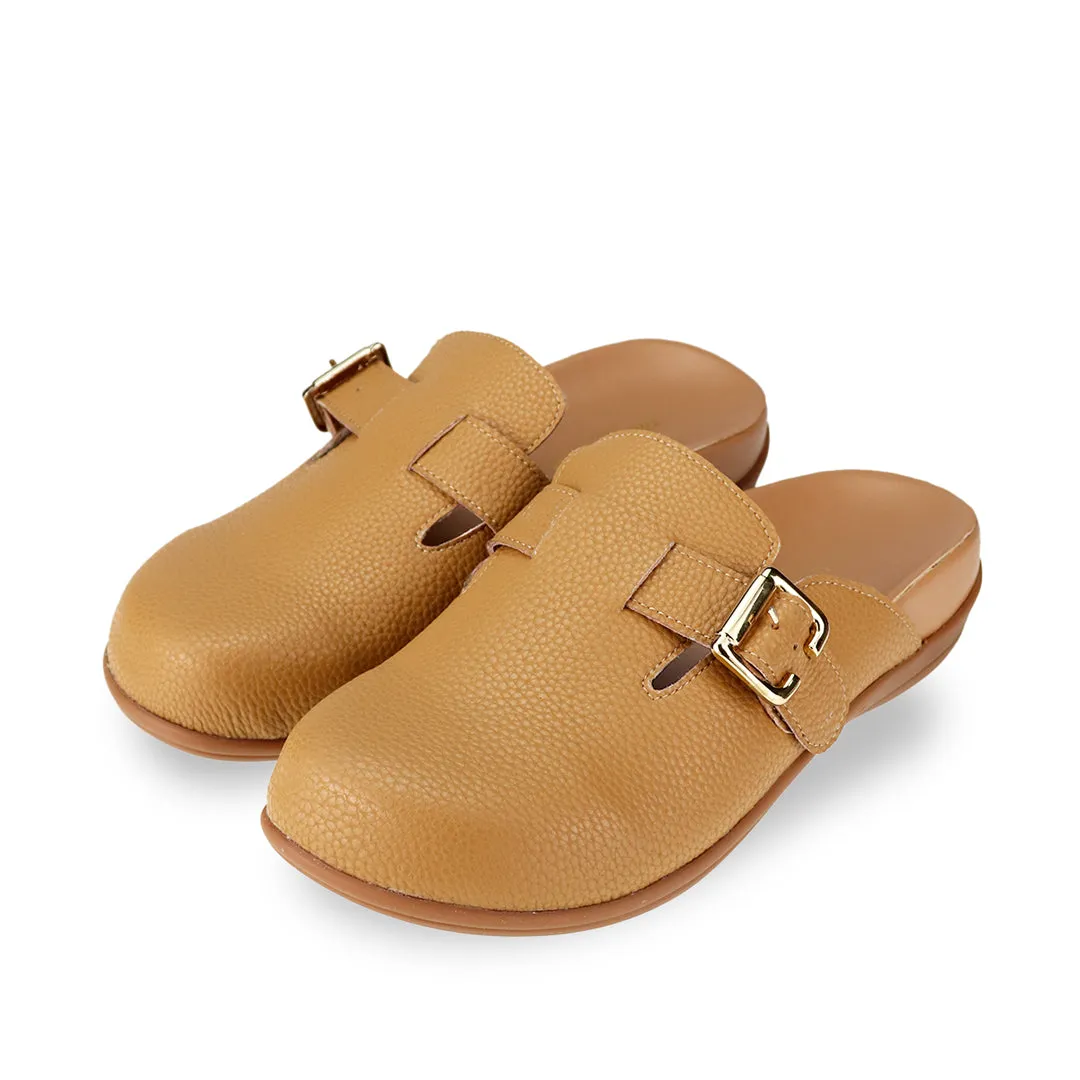 [20% off at cart][Unisex] Closed Toe Buckle Clog Sandals