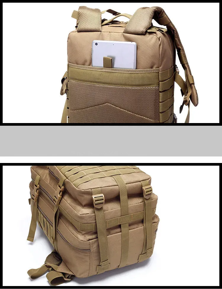 50L Tactical Backpack - Waterproof Outdoor Adventure