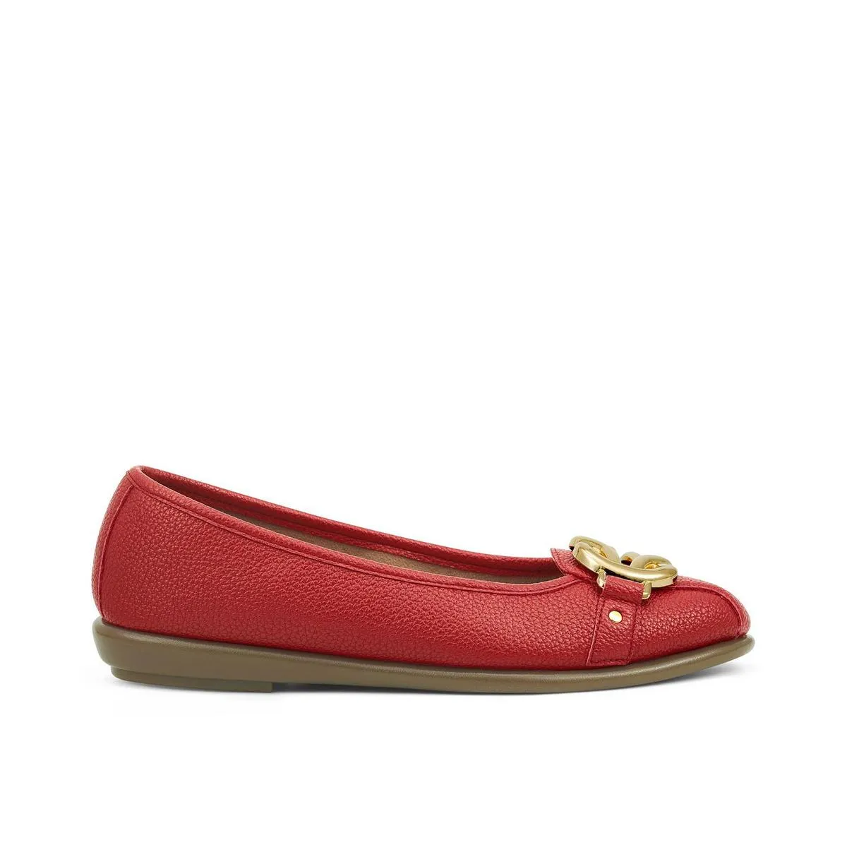 Aerosoles Womens Big Bet Faux Leather Slip On Flats