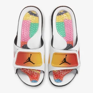 Air Jordan Hydro 6 Retro Slides "Dongdan Beijing Tour" (White/Bright Crimson/Tour Yellow)(DM0979-110)