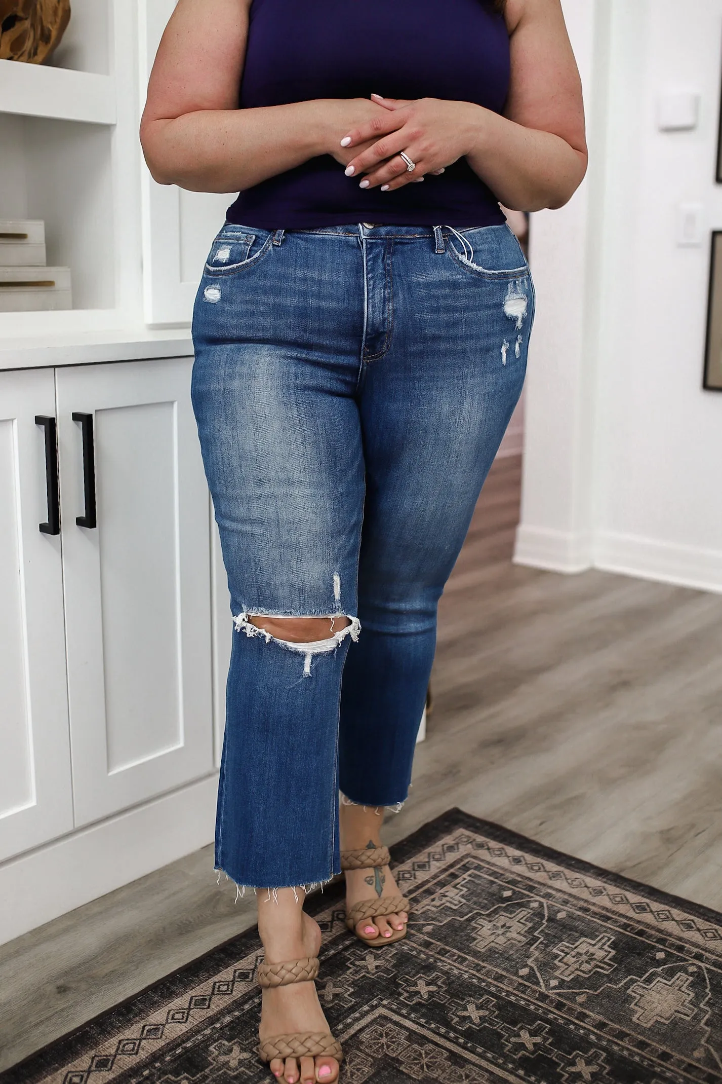 Approachable Kick Flare Jeans Plus/Reg