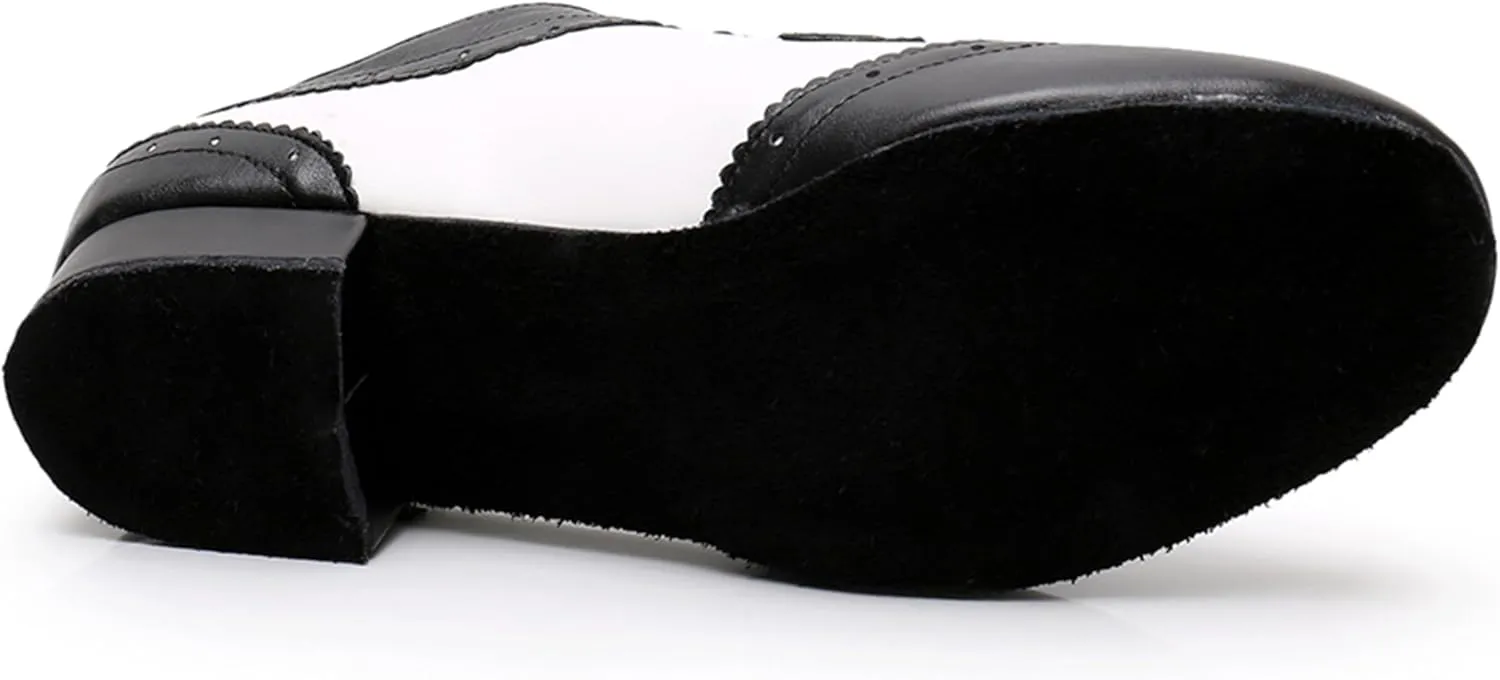Ballroom Dancing Shoes for Men Block Heel Latin Salsa Dance Shoes X8003