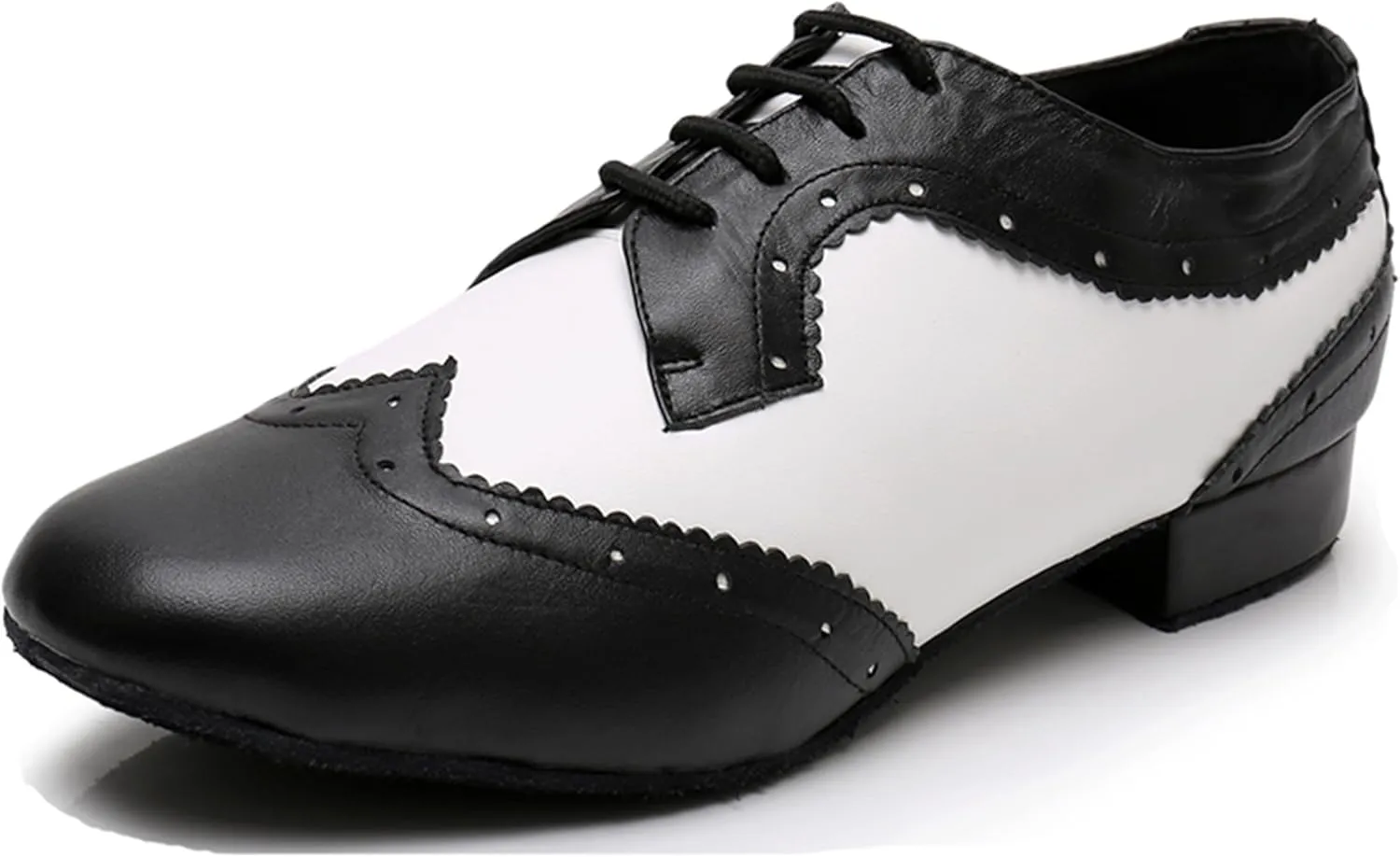 Ballroom Dancing Shoes for Men Block Heel Latin Salsa Dance Shoes X8003