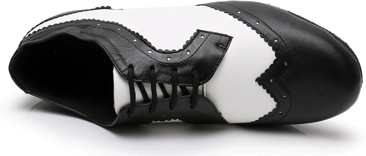Ballroom Dancing Shoes for Men Block Heel Latin Salsa Dance Shoes X8003