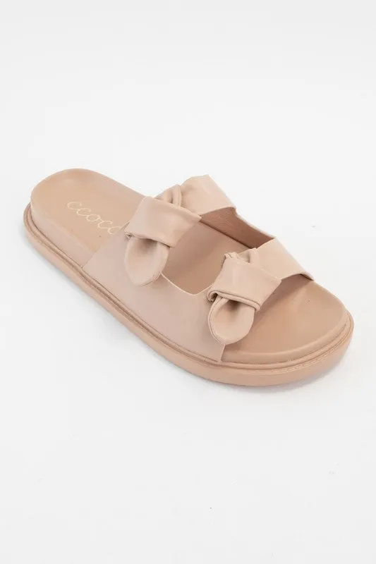 Billie Sandals- Nude/Dusty Pink