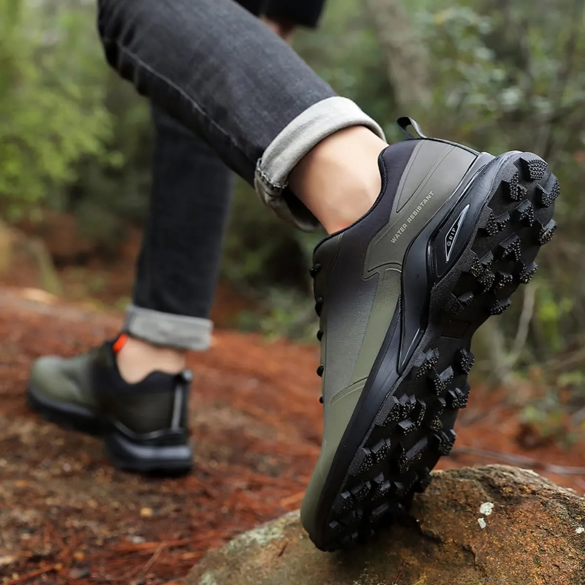 Bitiger Men's Trail Running Waterproof: Lightweight Outdoor Sneakers for Backpacking Trips
