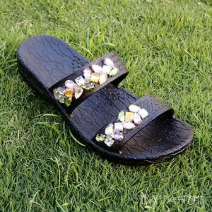Black Jane Dazzle Jandals® - Pali Hawaii