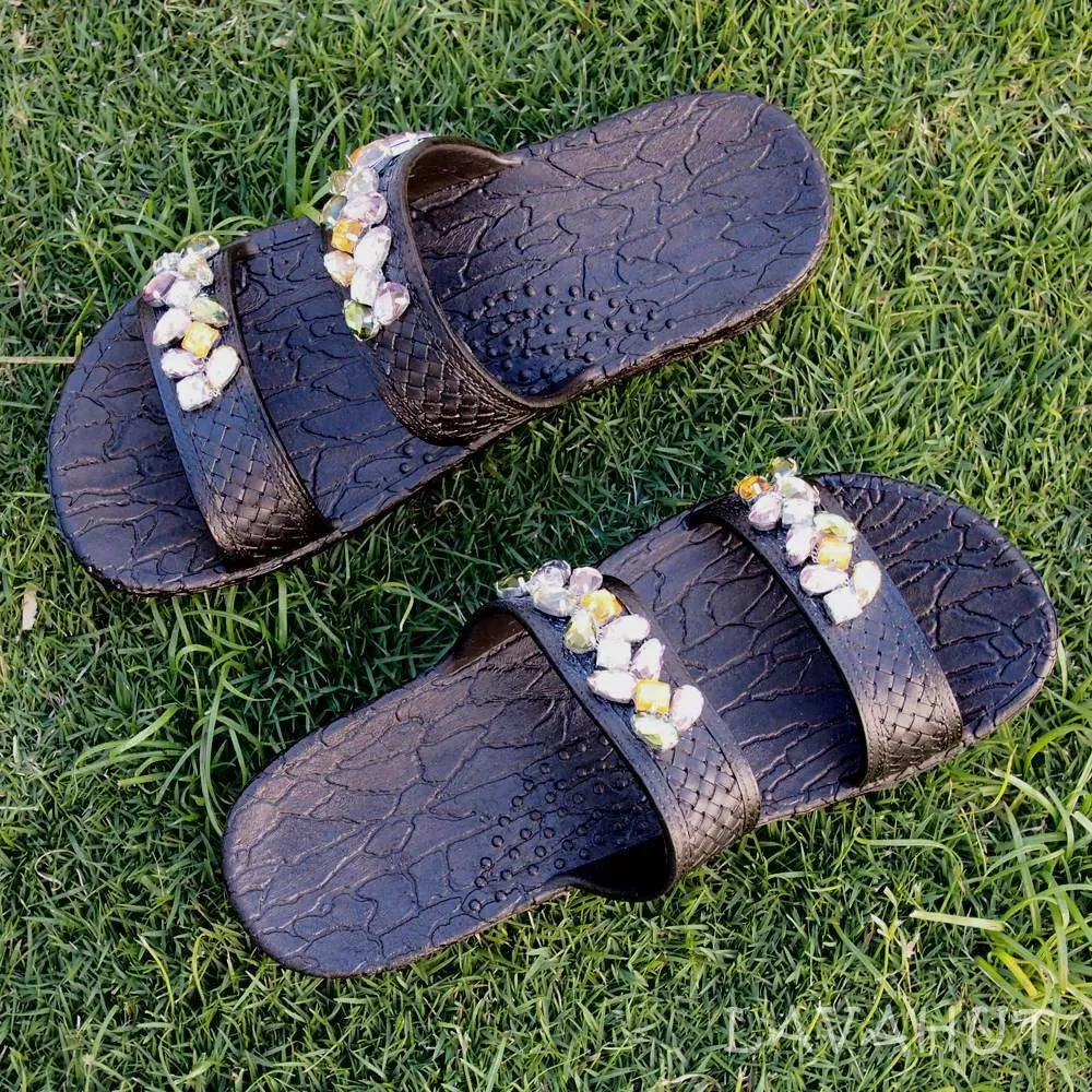 Black Jane Dazzle Jandals® - Pali Hawaii