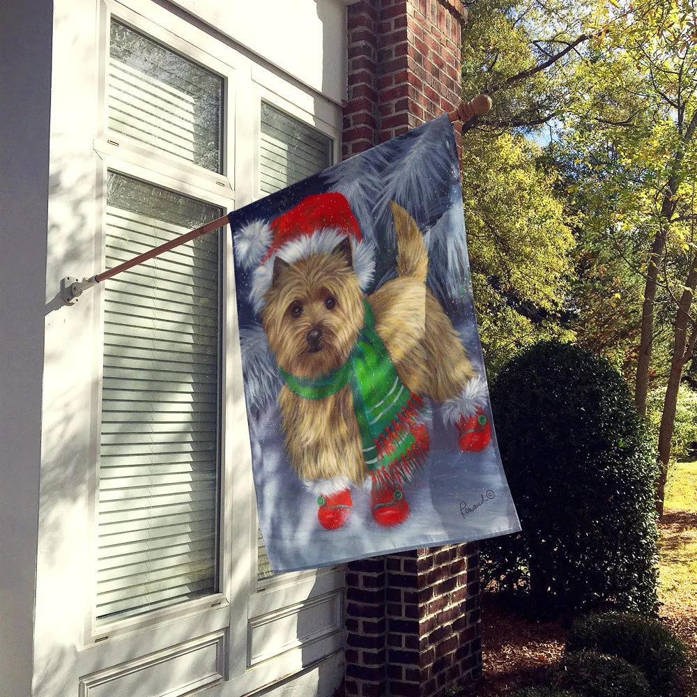Cairn Terrier Christmas Red Boots Flag Canvas House Size PPP3058CHF
