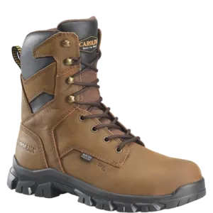 Carolina Boots Men's Gruntz Dark Brown Waterproof Steel Toe Work Boots CA3597