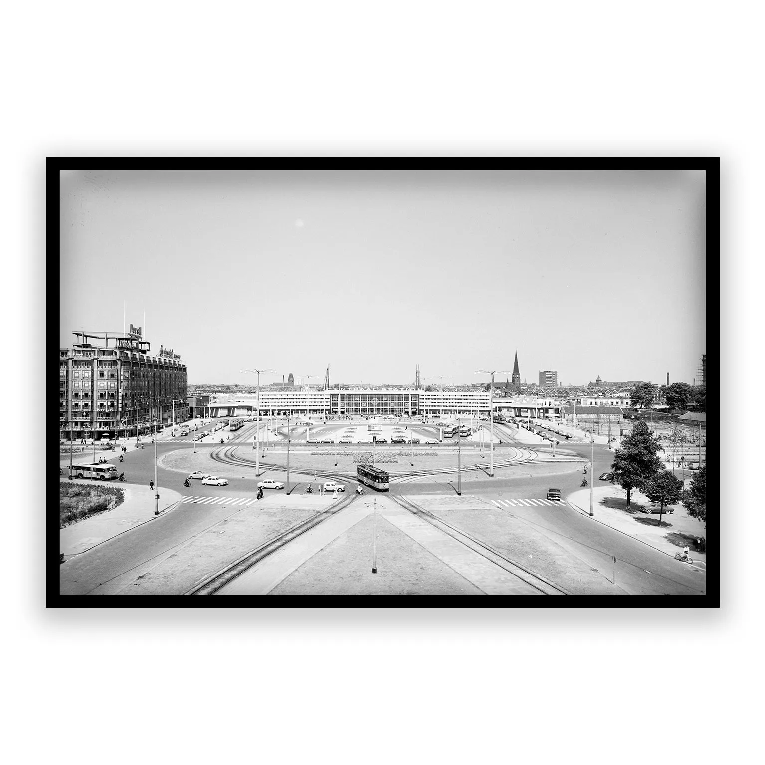 Centraal Station Rotterdam '57 Zonder Witrand