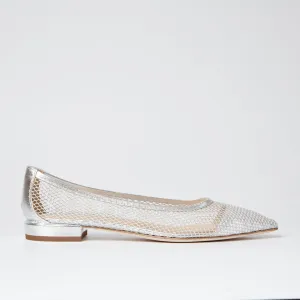 Doris silver flats