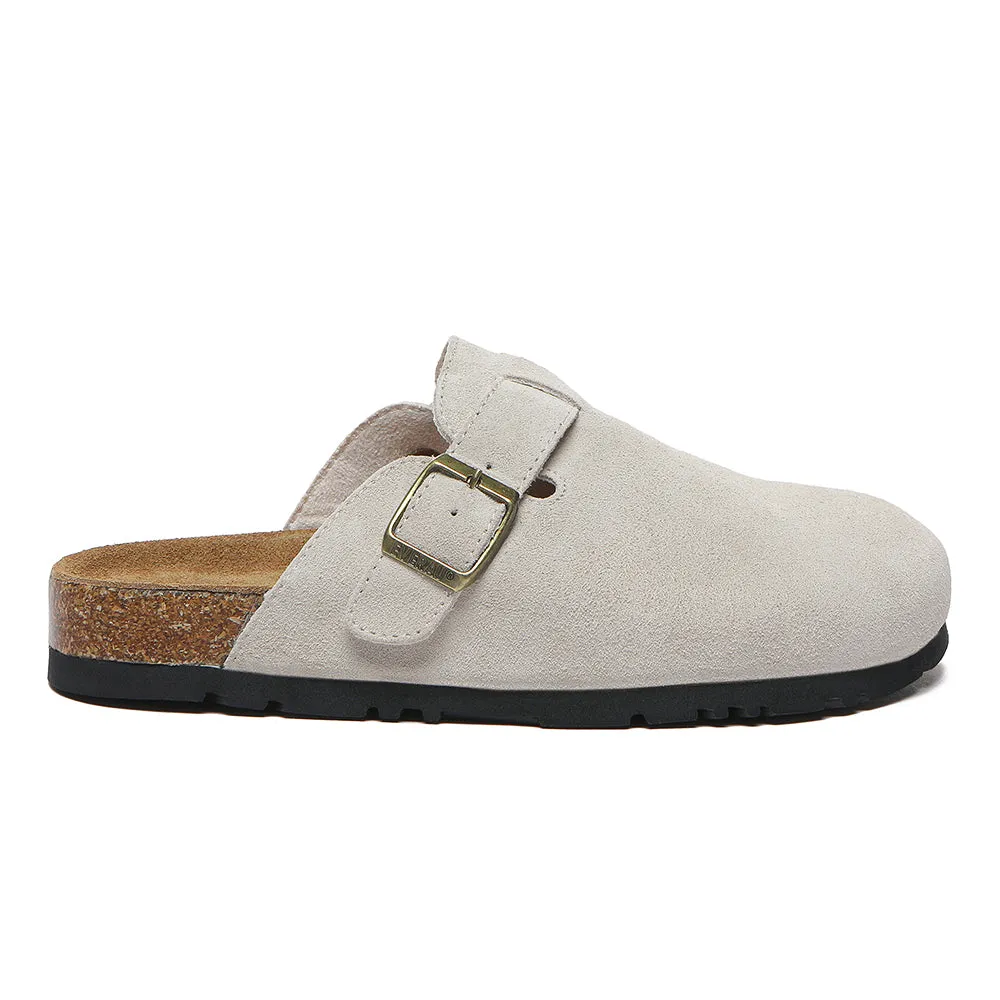 EVERAU® Adjustable Buckled Straps Slip-on Flat Sandal Slides Mason