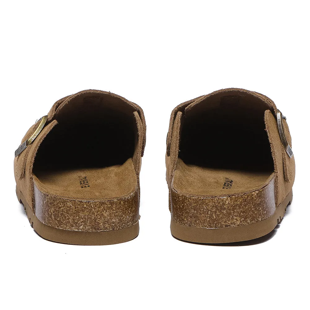EVERAU® Adjustable Buckled Straps Slip-on Flat Sandal Slides Mason