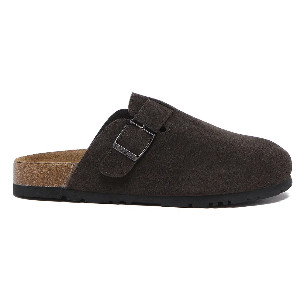 EVERAU® Adjustable Buckled Straps Slip-on Flat Sandal Slides Mason