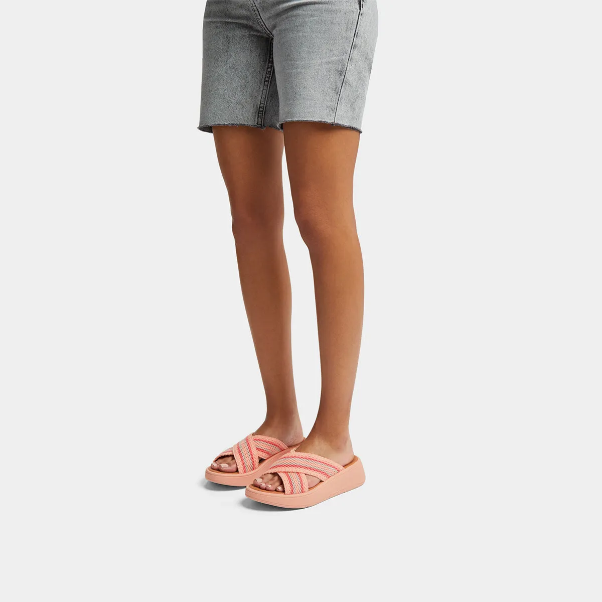 F-MODE Crochet Flatform Cross Slides