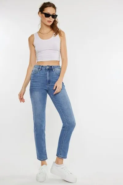 Hazel Blues® |  Kancan Cat's Whiskers High Waist Jeans
