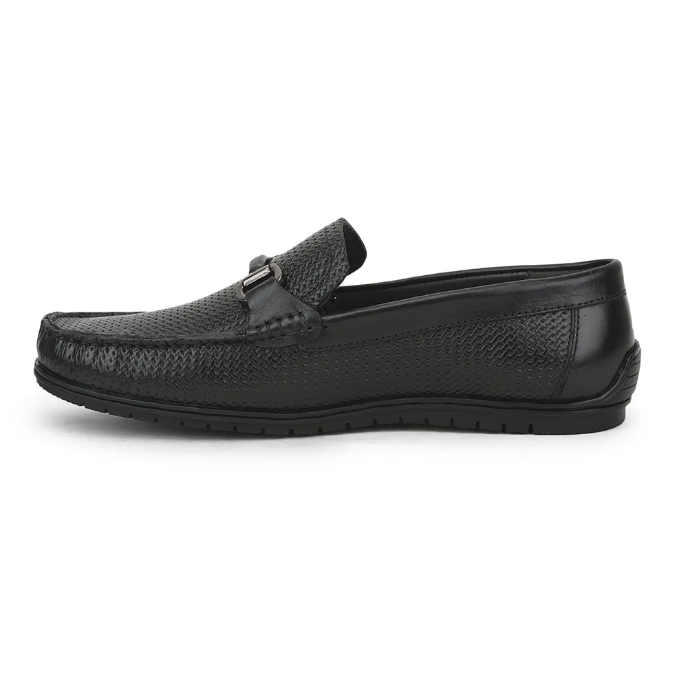 Healers Casual (Black) Non lacing Loafers Shoes For Men RNL-35 By Liberty