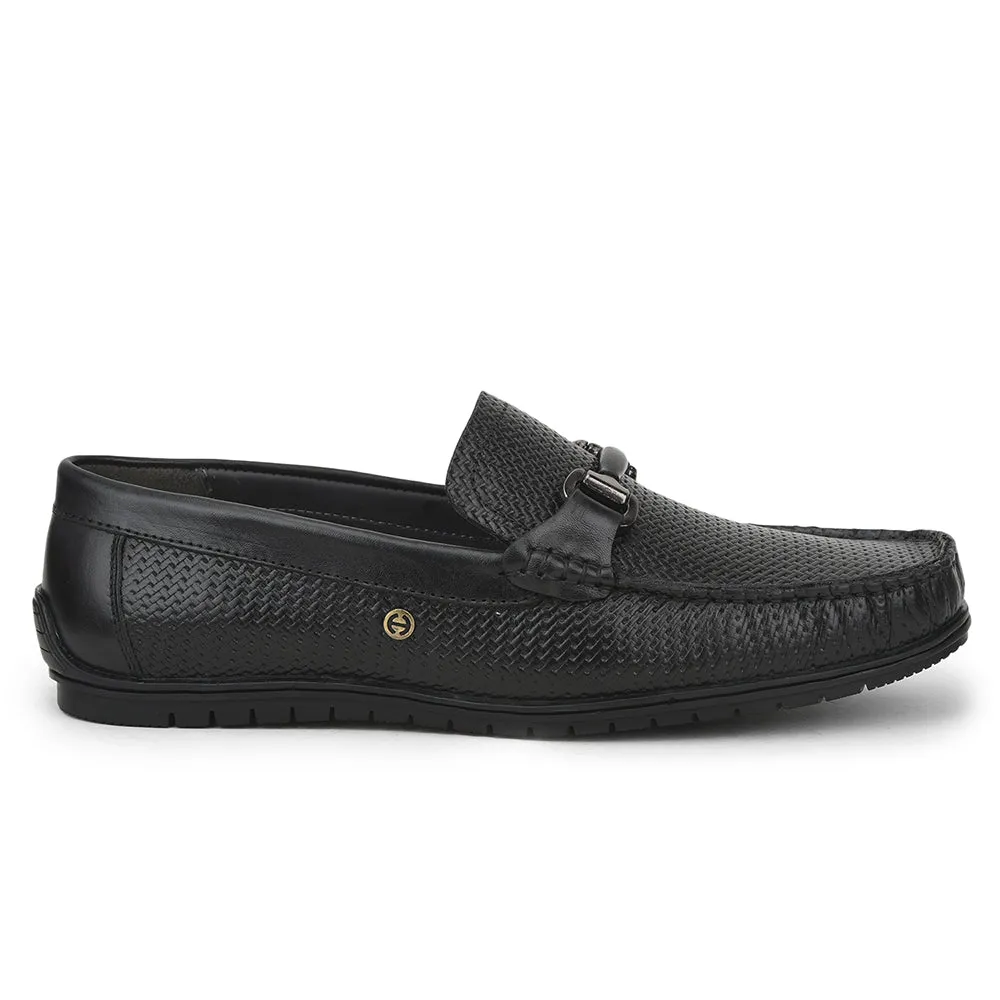 Healers Casual (Black) Non lacing Loafers Shoes For Men RNL-35 By Liberty