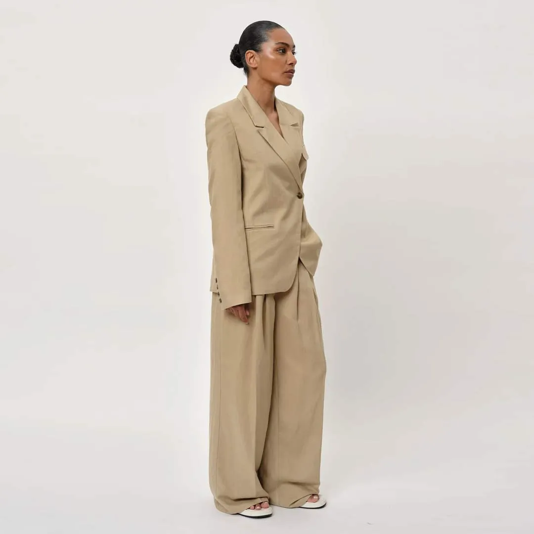 HERSKIND Oprah blazer jakke - beige