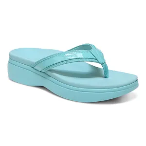High Tide Platform Sandal - Aqua
