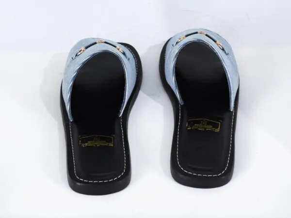 Kumasi Denim Handmade Slides
