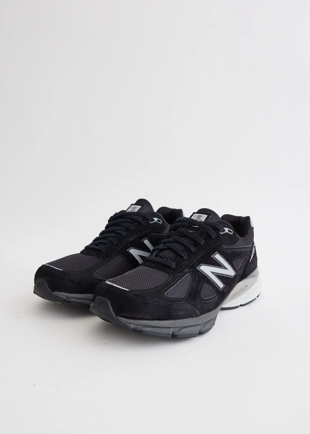 MADE in USA 990v4 'Black Silver' Sneakers