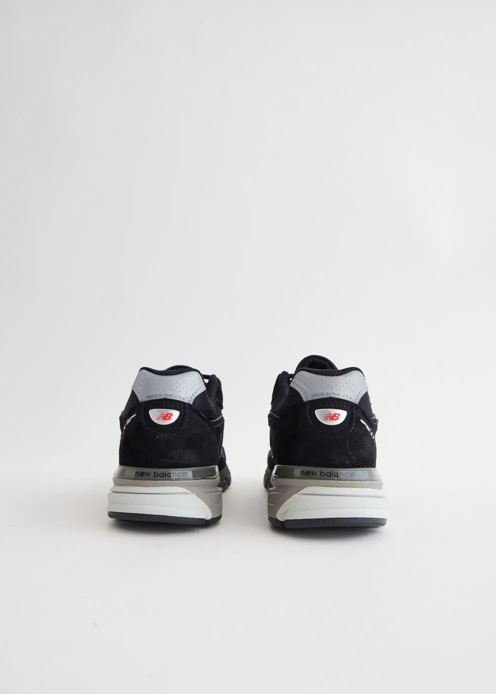 MADE in USA 990v4 'Black Silver' Sneakers
