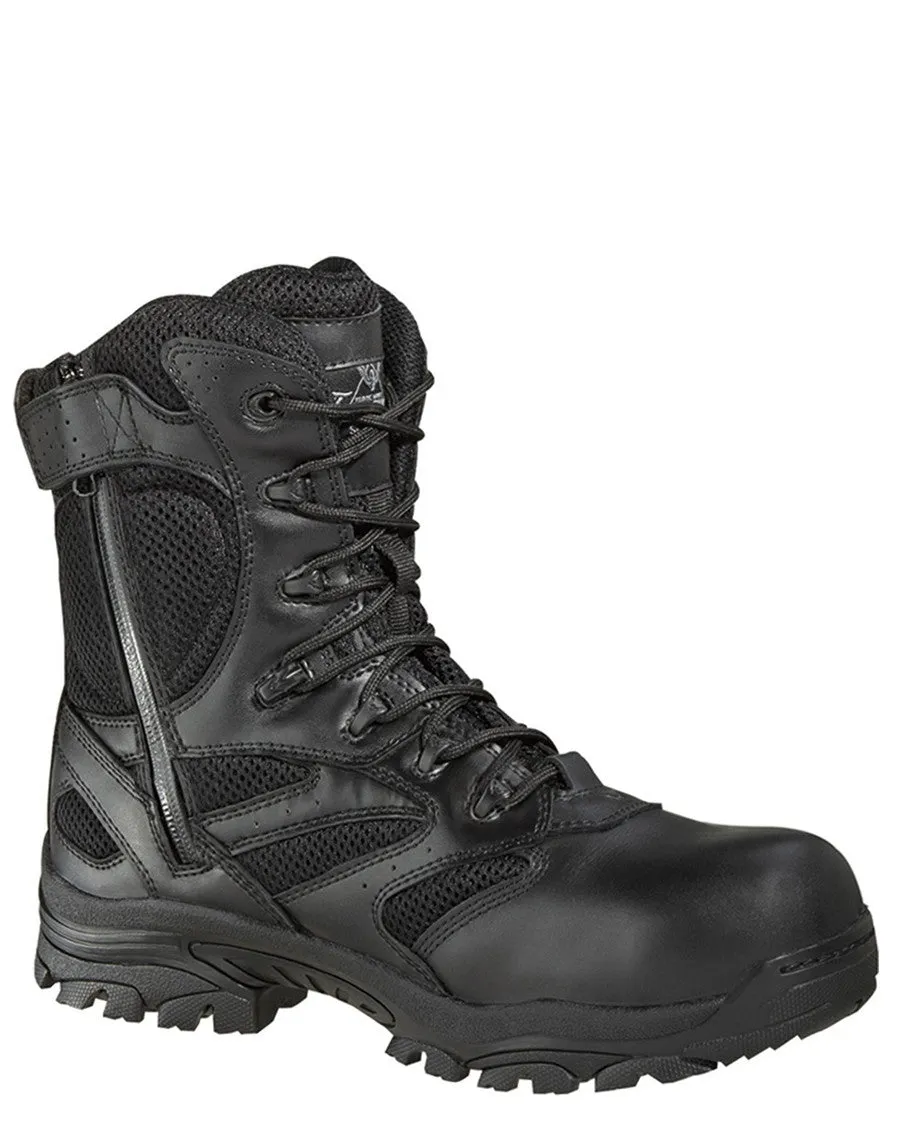 Men's 8" H20 Side Zip Lace-Up Boots