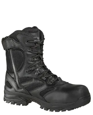 Men's 8" H20 Side Zip Lace-Up Boots
