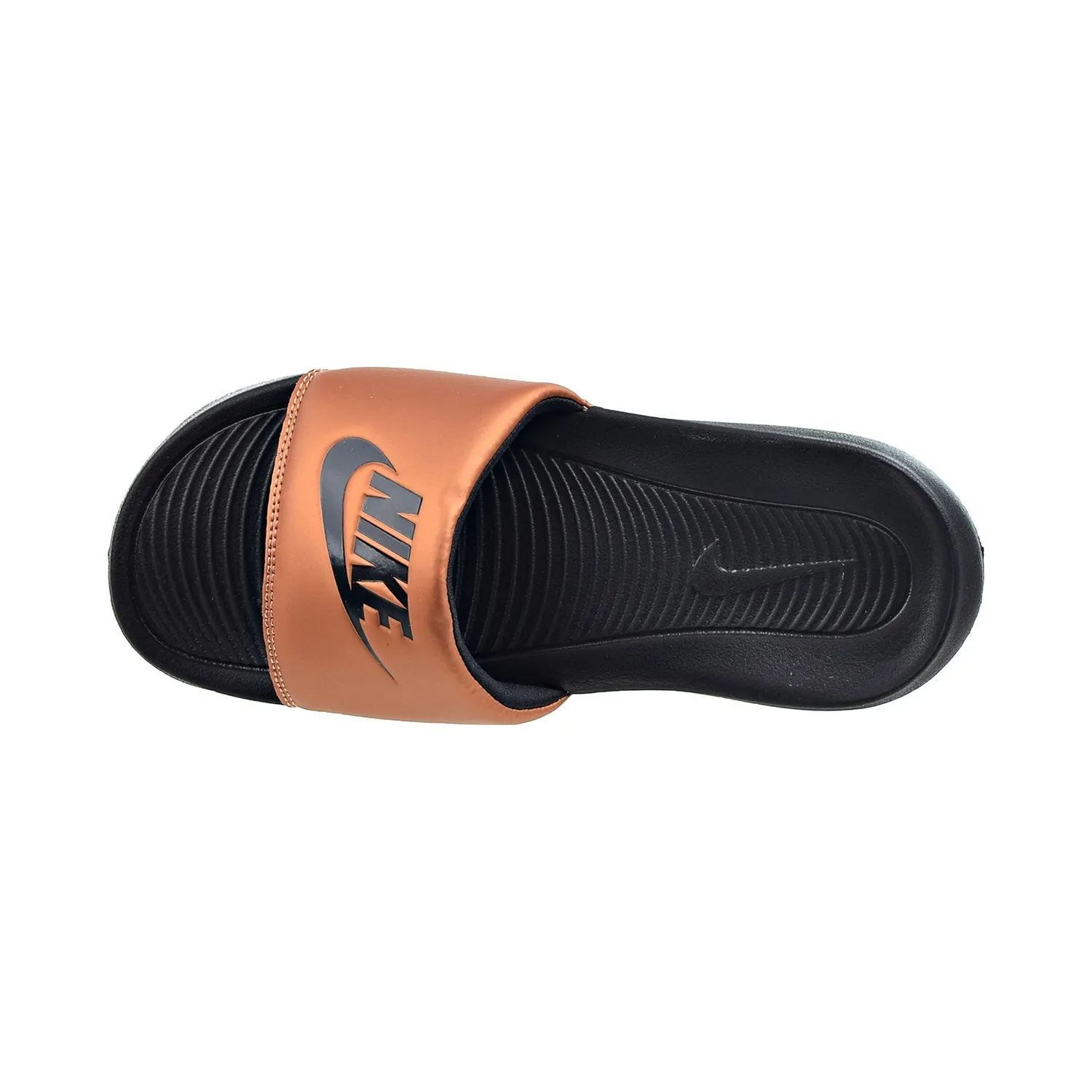 Nike Victori One Women's Slides Black-Metallic Copper