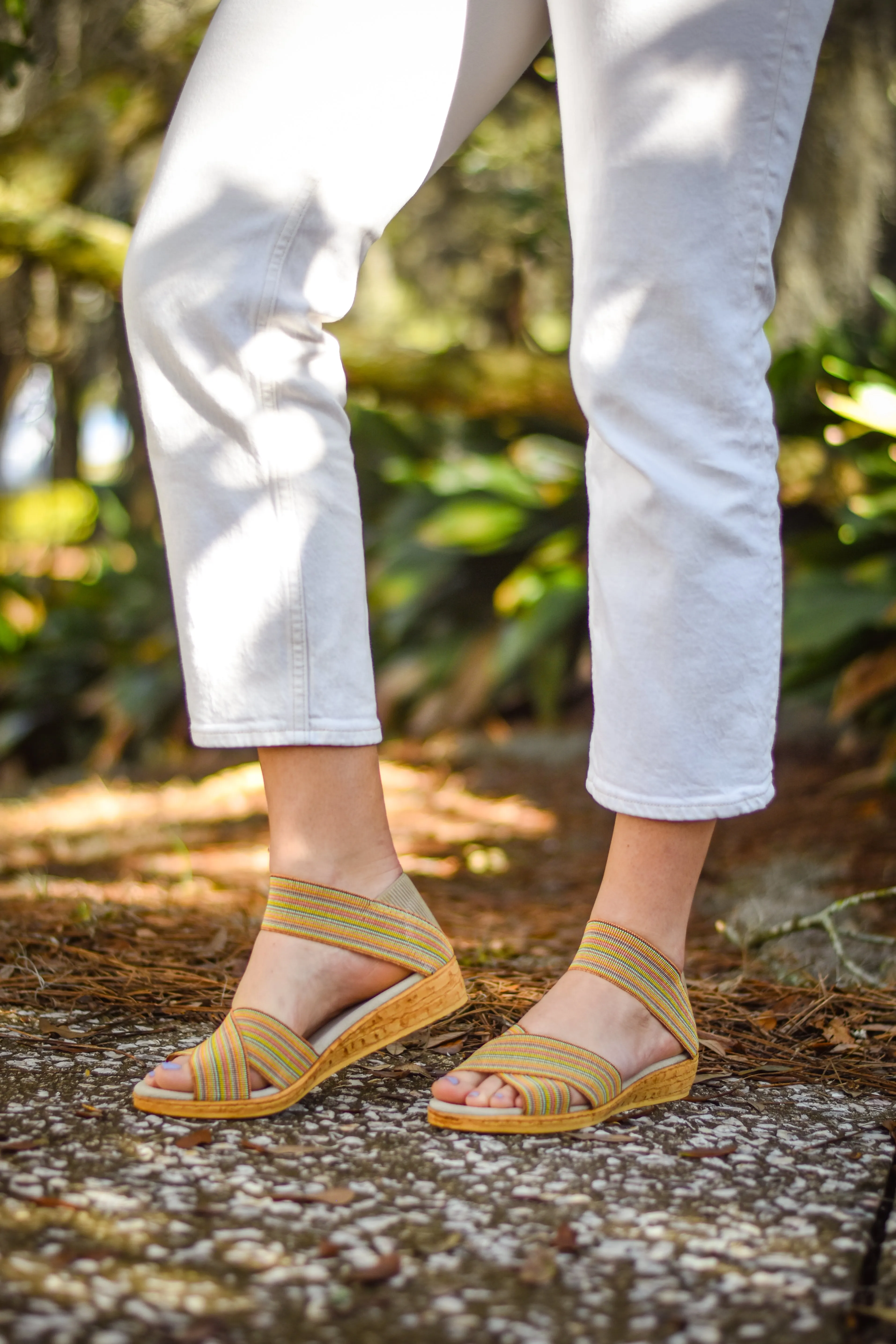 Peachtree Low Wedge Sandal