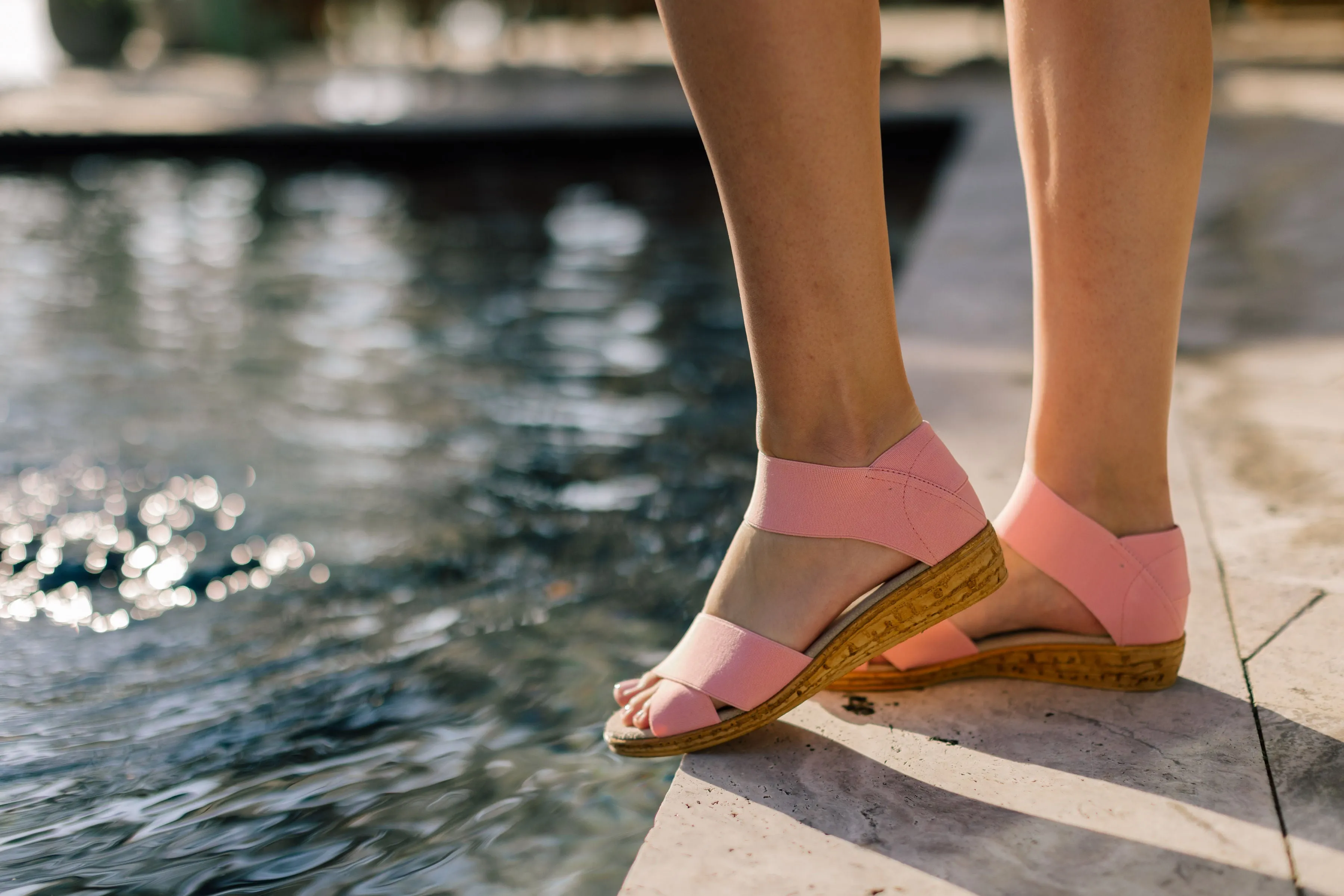 Peachtree Low Wedge Sandal