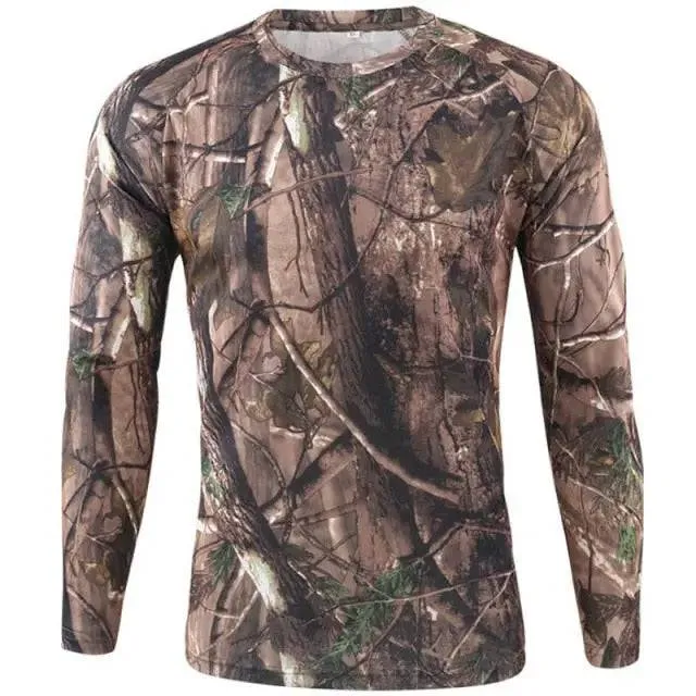 Quick-drying Camouflage T-shirts Breathable Long-sleeved Military Clothes