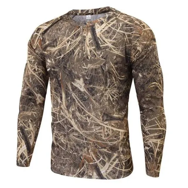 Quick-drying Camouflage T-shirts Breathable Long-sleeved Military Clothes