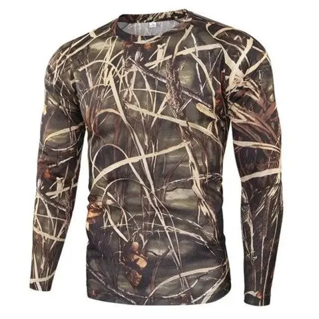Quick-drying Camouflage T-shirts Breathable Long-sleeved Military Clothes