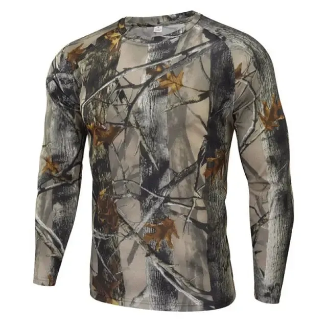 Quick-drying Camouflage T-shirts Breathable Long-sleeved Military Clothes