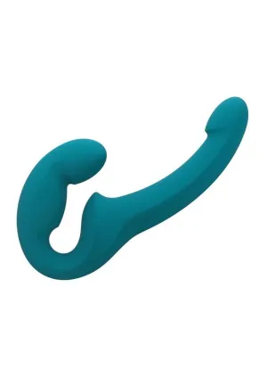 Share Lite Silicone Strapless Strap-On Dildo - Deep Sea