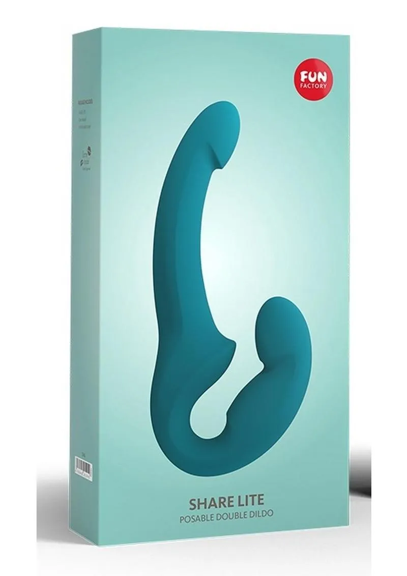 Share Lite Silicone Strapless Strap-On Dildo - Deep Sea