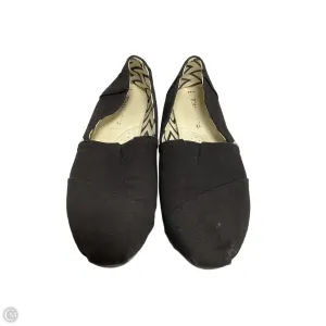 Shoes Flats By Toms In Black, Size: 9.5