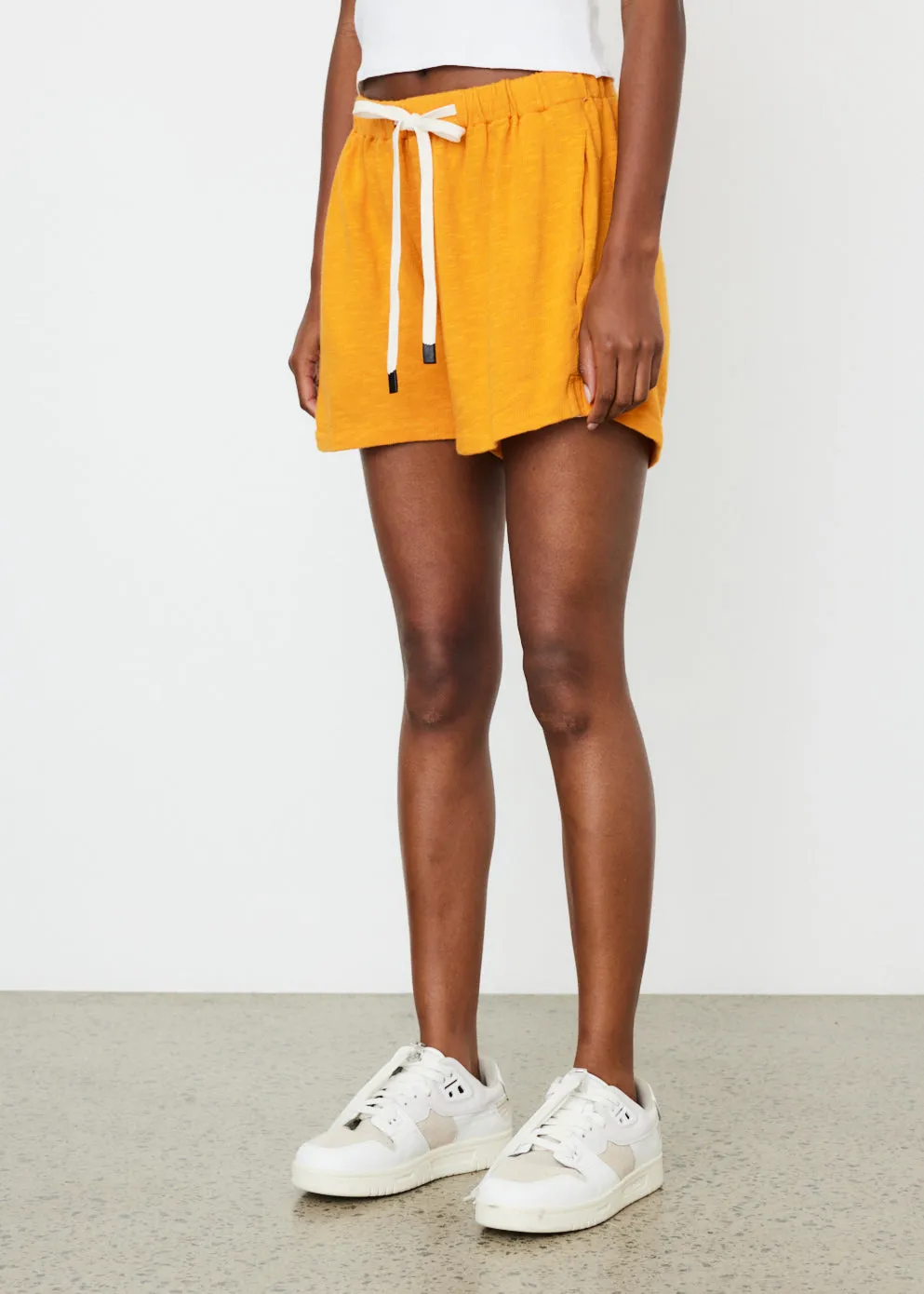 Slub Rib Athletic Beach Shorts