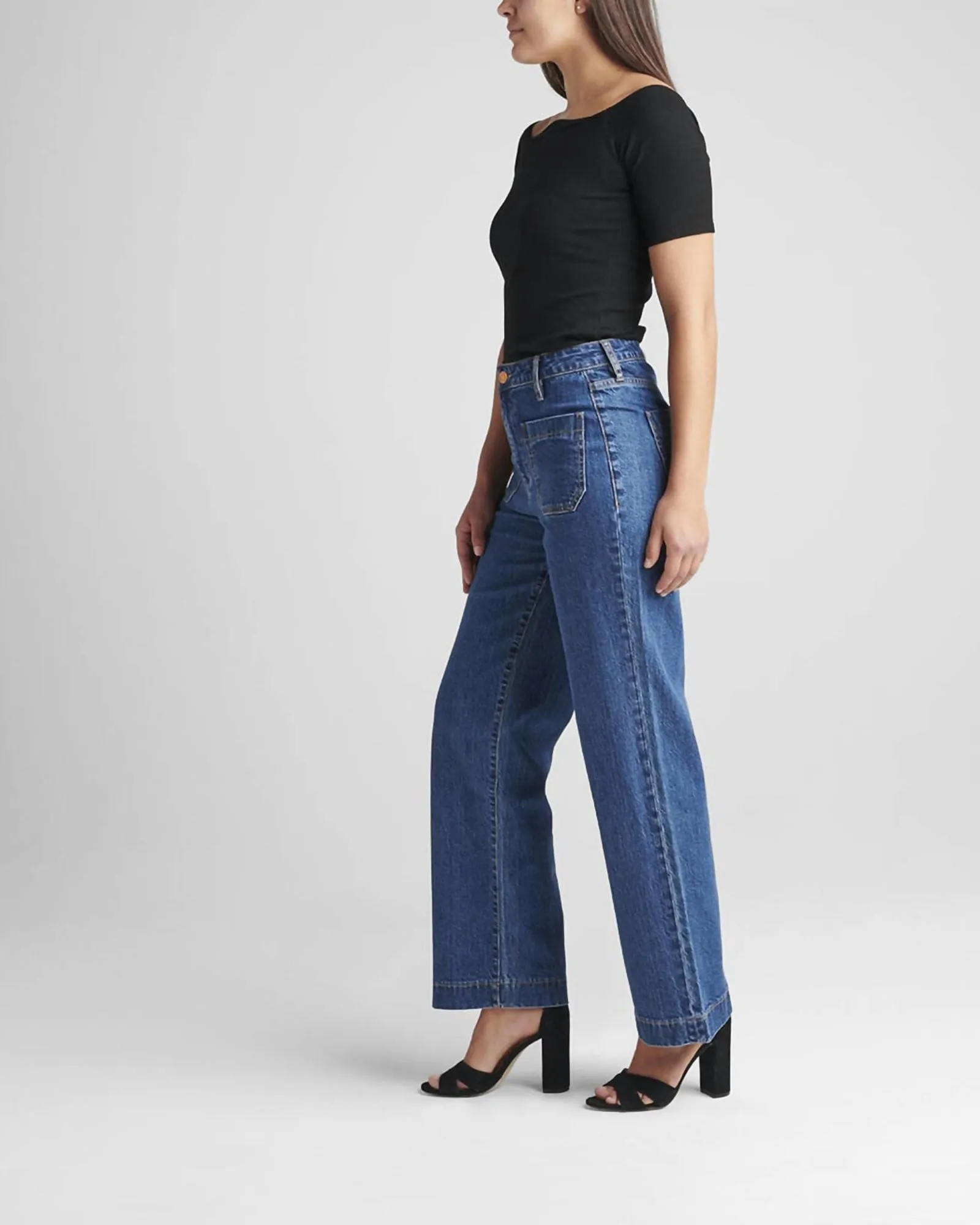 Sophia High Rise Wide Leg Jean In Berkeley | Berkeley