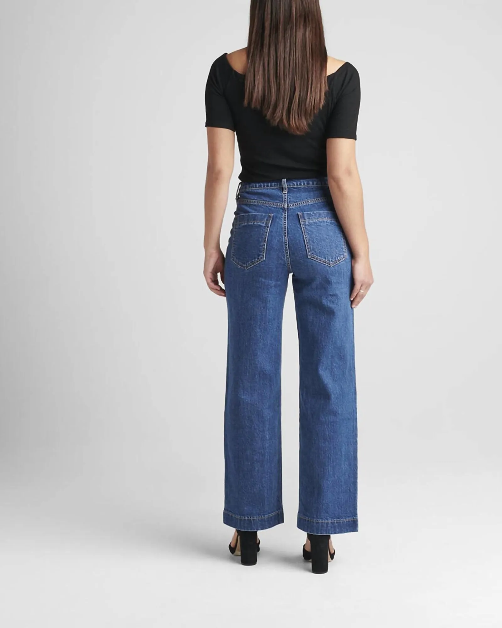 Sophia High Rise Wide Leg Jean In Berkeley | Berkeley