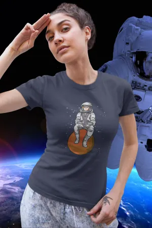 Space Explorer Printed T-shirt for women