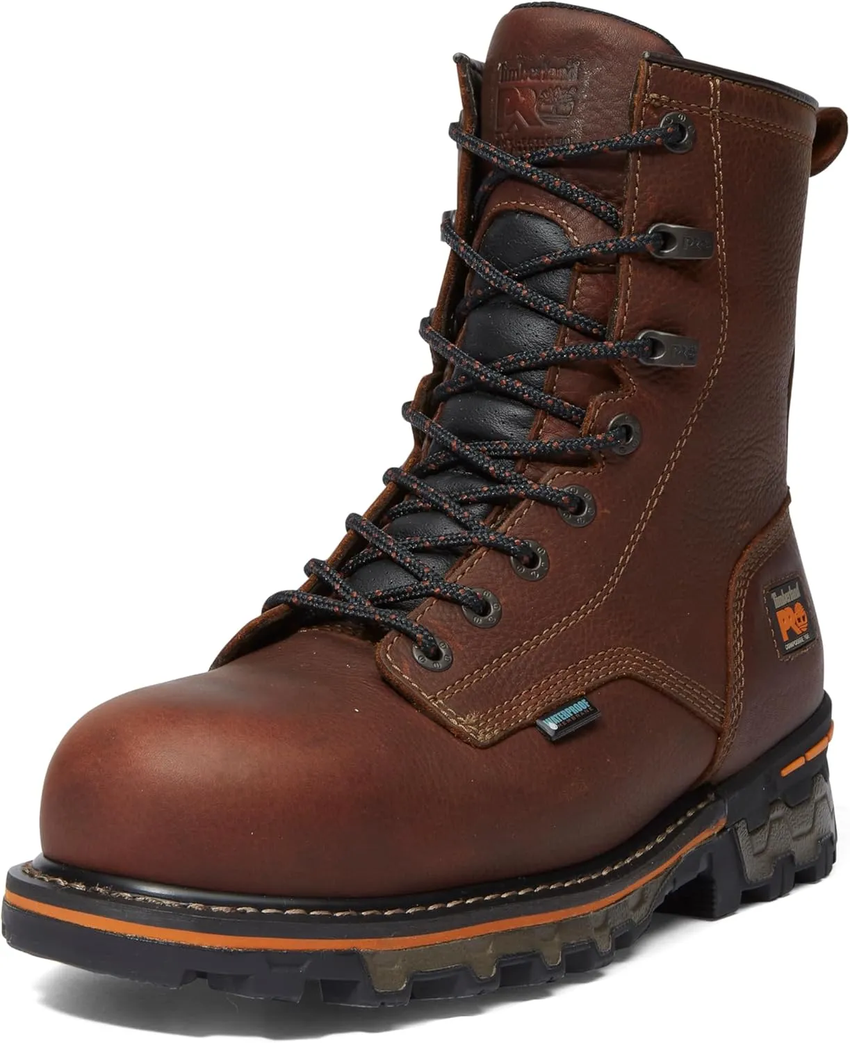 Timberland PRO Men's Boondock 8 Inch Composite Safety Toe Waterproof Industrial Work Boot