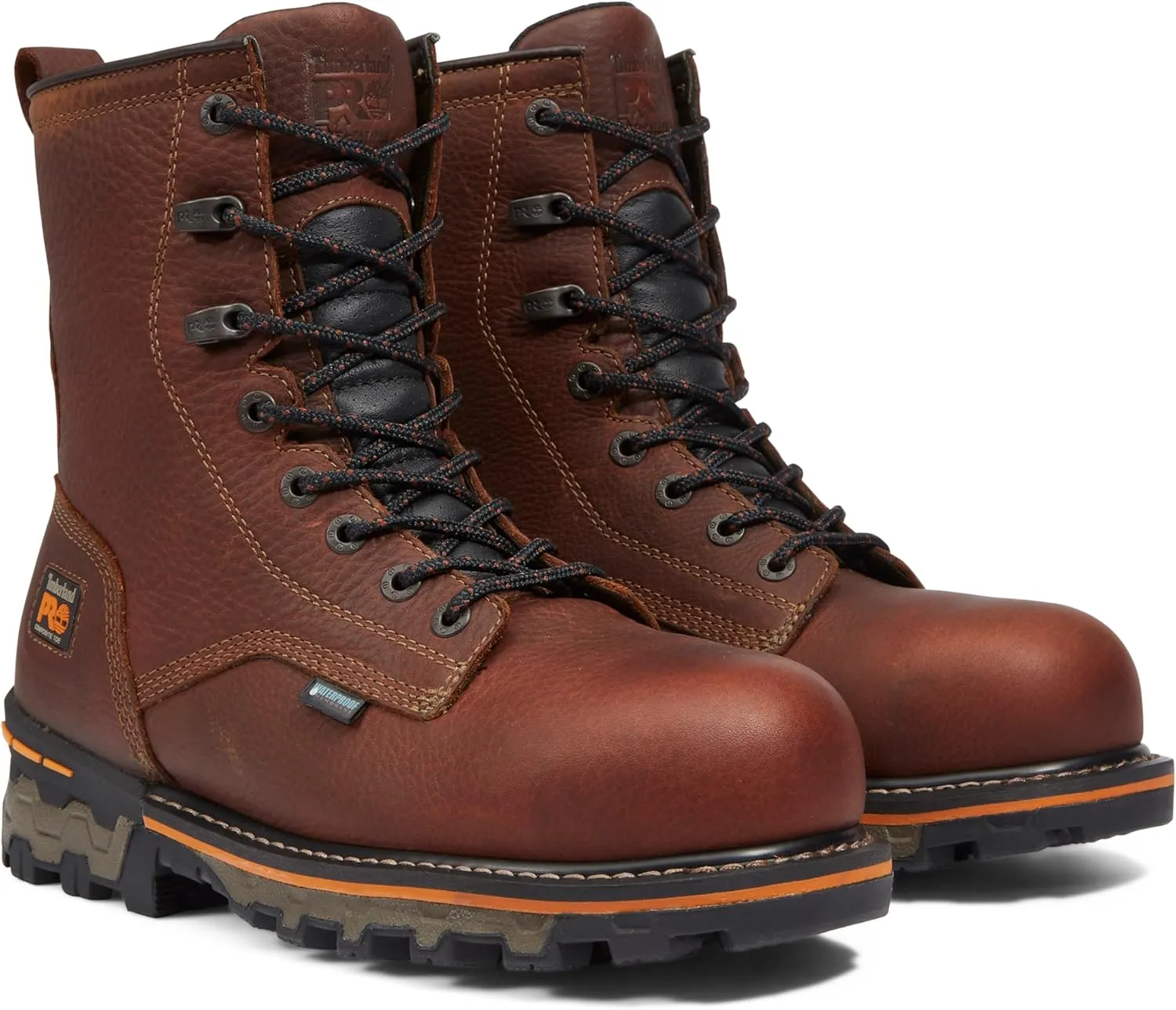 Timberland PRO Men's Boondock 8 Inch Composite Safety Toe Waterproof Industrial Work Boot