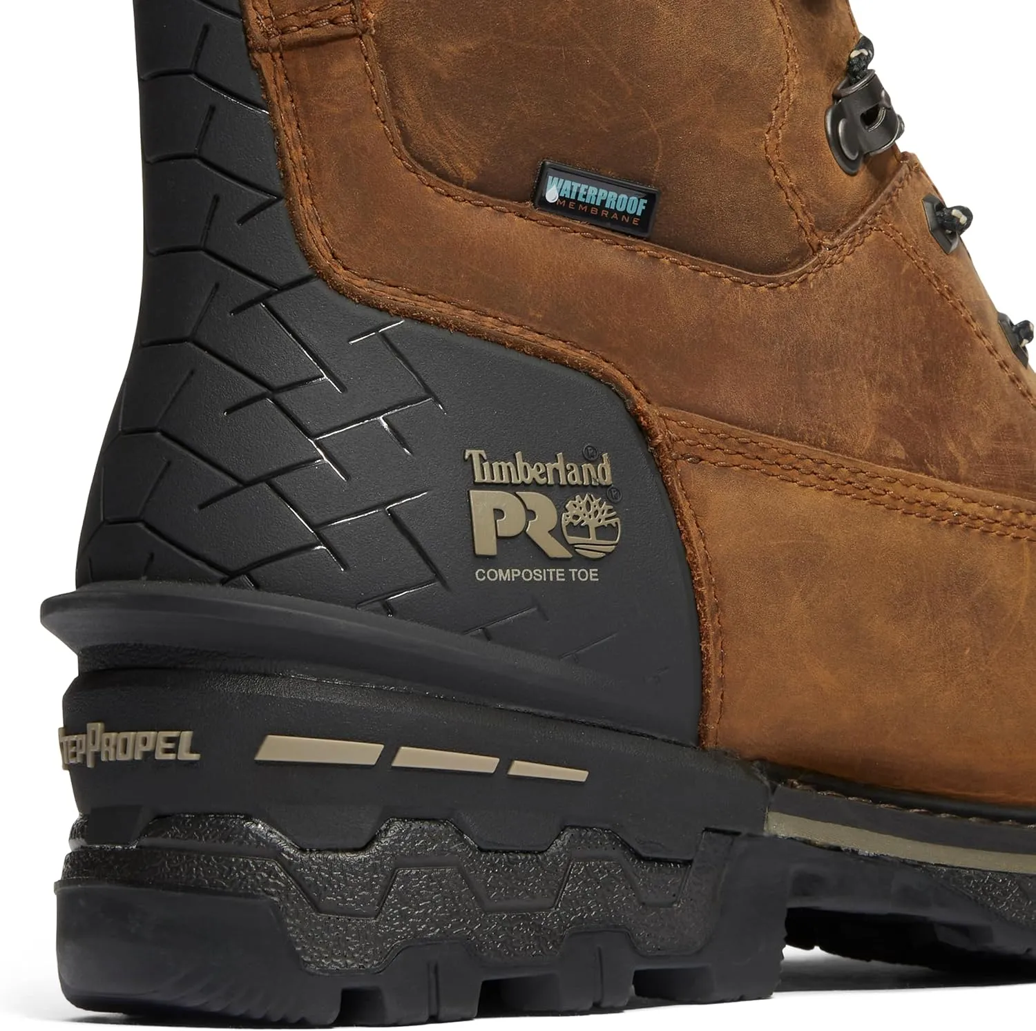 Timberland PRO Men's Boondock Hd 8 Inch Composite Safety Toe Waterproof Industrial Work Boot