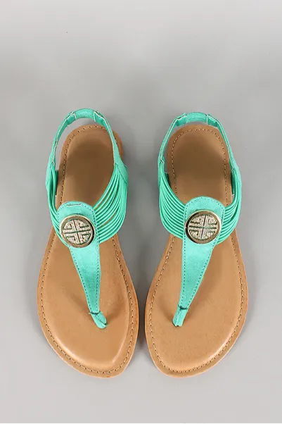 Turquoise Medallion Sandal